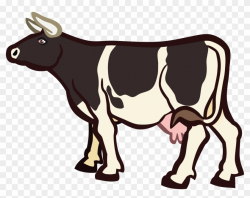 Free Clipart Of A Cow - Buffalo Milk Cartoon - Free ...