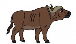 Cape buffalo character drawing by AndrewShilohJeffery on DeviantArt
