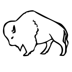 Cartoon Buffalo Drawing at GetDrawings.com | Free for personal use ...