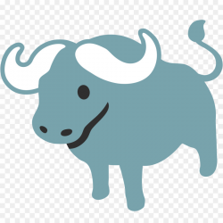 Cattle Water buffalo Emoji Livestock Clip art - Emoji png download ...