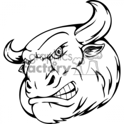 Buffalo Face Drawing at GetDrawings.com | Free for personal use ...