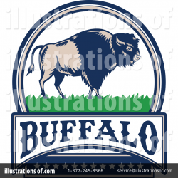 Buffalo Clipart #1426883 - Illustration by patrimonio