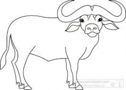 Image result for buffalo clipart black and white ...
