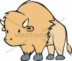28+ Collection of Cute Buffalo Drawing | High quality, free cliparts ...