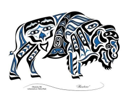 northwest tribal art buffalo - Google Search | First Nation Art ...