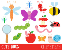 Bug Clipart / Cute Bugs Clipart Insect Clipart