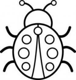 black and white pictures | Cute Colorable Ladybug - Free ...