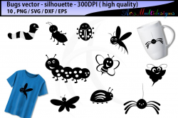 bugs SVG silhouette / bugs / insects / | Design Bundles