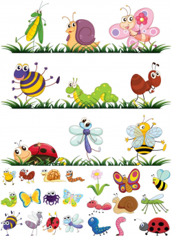 Cartoon insects vector | Vector Graphics Blog | Teddy | Pinterest ...