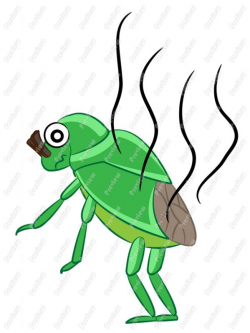 Stink Bug Character Clip Art - Royalty Free Clipart - Vector Cartoon ...