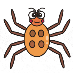 Bugs clipart spider - Pencil and in color bugs clipart spider