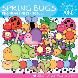 Spring Bugs - Clipart for Teaching and Teachers! by Graphics From ...