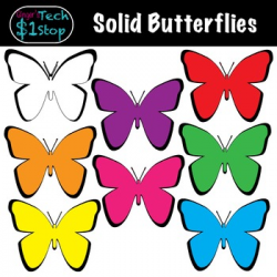 Butteryfly Clipart * Summer * Spring * Bugs * Insects | TpT