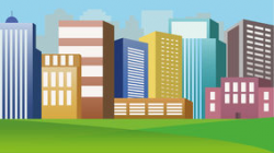 28+ Collection of City Building Clipart Colored | High quality, free ...