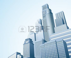 Urban clipart high rise building - Pencil and in color urban clipart ...