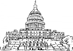 Us Capitol Building clip art Free vector in Open office drawing svg ...