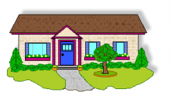 Houses And Buildings Clip Art Modern House Clipart ...