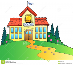28+ Collection of School Building Clipart For Kids | High quality ...
