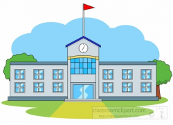School Building Clipart | https://momogicars.com