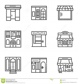 28+ Collection of Restaurant Building Clipart Black And White | High ...