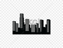Building Clipart Building Drawing - Skyline - Png Download ...
