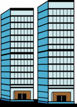 Pair Of Skyscrapers Clip Art at Clker.com - vector clip art online ...