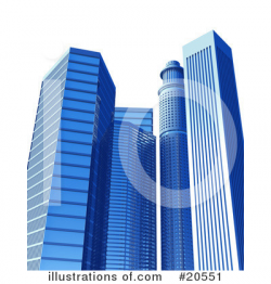 Skyscrapers Clipart #20551 - Illustration by Tonis Pan