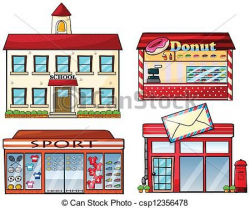 town buildings clip art - Google Search | room | Pinterest | Room