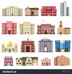 Office and hotel building clipart - Clipground