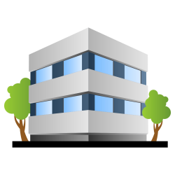 Small Office Building Clipart Set Of Isolated Isometric Buildings ...