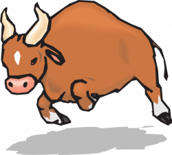Charging Bull Clip Art at Clker.com - vector clip art online ...