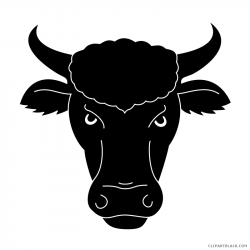 Black and White Bull Clipart - Page 2 of 2 - ClipartBlack.com