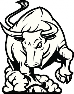 bull clipart black and white | Clipart Station