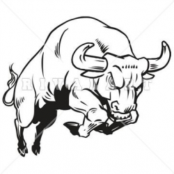 bull clipart black and white 6 | Clipart Station
