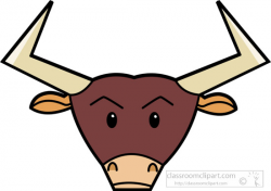 Animal Faces Clipart- animal-bull-face-clipart - Classroom Clipart