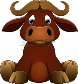 Cute bull clipart collection