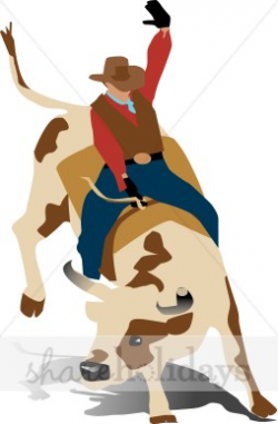 Bull Rider Clipart | Party Clipart & Backgrounds