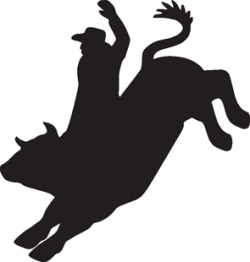 Bull Rider Silhouette Clip Art at GetDrawings.com | Free for ...