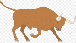 Cattle Bull Drawing Clip art - Ferocious bull png download - 1280 ...