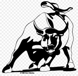 Charging Bull Fearless Girl Logo Clip art - Charging Bull Drawing ...