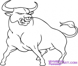Bull Coloring Pages Printable Of Bulls 7076 | houstonpolicedept.com