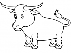 Bull color pages | Printable Coloring Pages - Clip Art Library