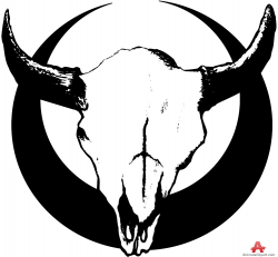 Bull Skull Drawing Design | Free Clipart Design Download