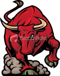 Angry bull symbol emblem sport logo Vector illustration Stock Vector ...