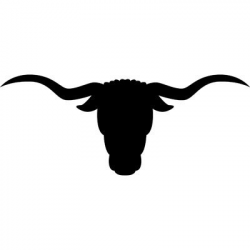 Longhorn Steer Silhouette at GetDrawings.com | Free for personal use ...