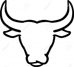 Outline Bull Head | Life | Pinterest | Outlines, Art clipart and Craft