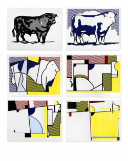 Bull Profile Series 6 works by Roy Lichtenstein on artnet