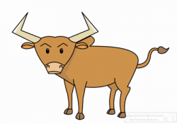 Animals Animated Clipart: raging-bull-animated