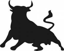 Black Angus Bull Silhouette at GetDrawings.com | Free for personal ...