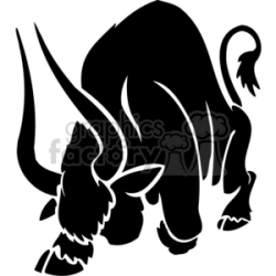 Royalty-Free Zodiak Taurus bull 372487 vector clip art image - EPS ...